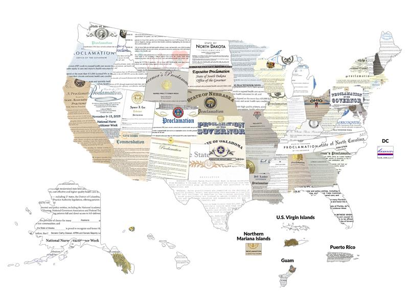 2025 NP Week Proclamation Map