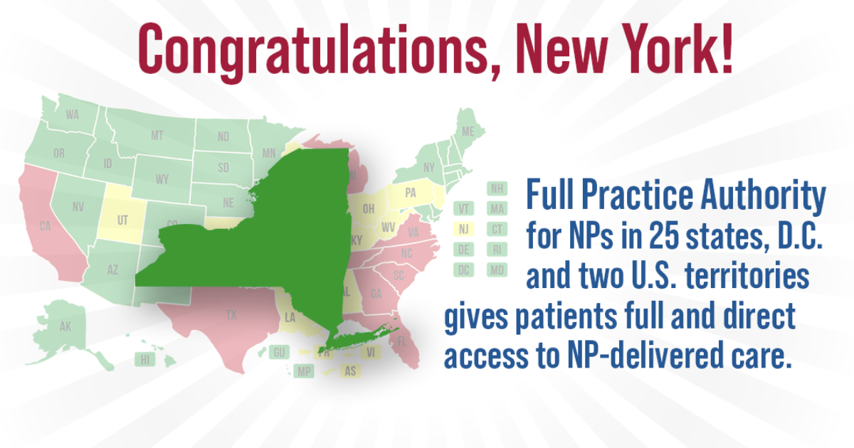 State of New York Grants Full and Direct Access to Nurse Practitioners